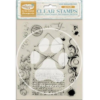Afbeelding van Stamperia WTK210 acrylstempel, transparant, 14 x 18 1 cm
