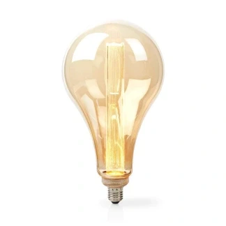 Afbeelding van LED lamp E27 Globe Nedis (4W, 120lm, 1800K, Dimbaar, Goud)