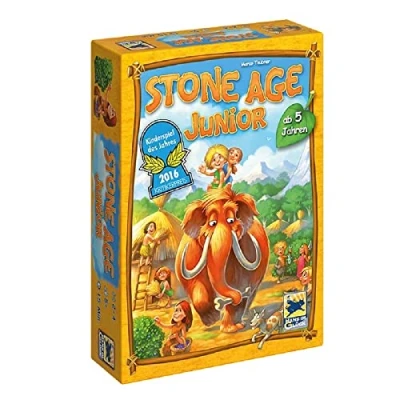 Afbeelding van Hans im Glück, Stone Age Junior Strategiespel voor kinderen van het jaar 2016 2 4 spelers vanaf 5 en ouder 15 minuten Duits