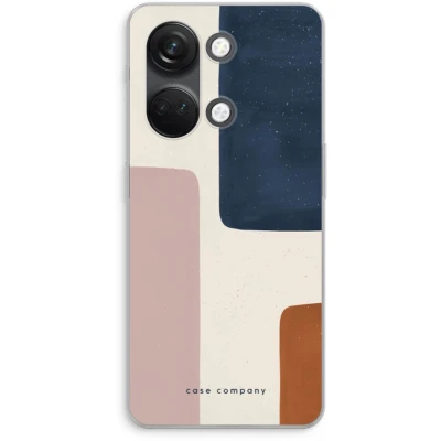 Afbeelding van Case Company® hoesje geschikt voor OnePlus Nord 3 Geo #5 Soft Cover Telefoonhoesje Bescherming aan alle Kanten en Schermrand