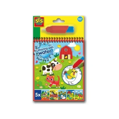 Afbeelding van Ses Malbuch Malen mit Wasser Bauernhof