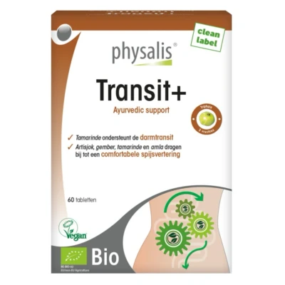 Afbeelding van Physalis Transit+ Biologische Tabletten 60TB