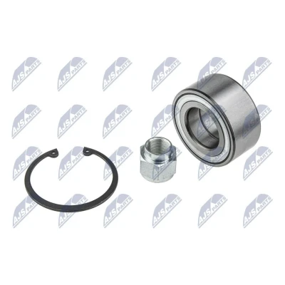 Afbeelding van NTY KLP PE 004 Wiellagerset Vooras, Vooras links, rechts, Achteras Zonder wielnaaf CITROËN: Saxo Hatchback, C3 I C2 Hatchback
