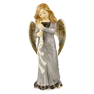 Afbeelding van Goebel Kerst Decoratief beeld Gloria Engel In de schaduw Aardewerk 28cm