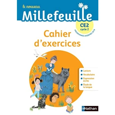 Afbeelding van LE NOUVEAU MILLE FEUILLES CE2 CAHIER D&#039;EXERCICES