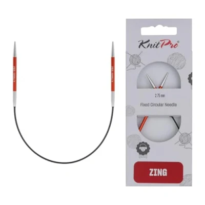 Afbeelding van KnitPro Zing vaste breinaalden rondbreinaalden 22,5 cm x 2,75 mm