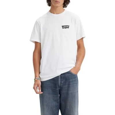 Image de Levi&#039;s Homme T shirt Graphic Crewneck Tee, Couleur Bw Blanc +, XL