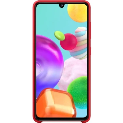 Afbeelding van Galaxy A41 Siliconen Hoesje EF PA415 Rood Samsung Smartphone Hoesjes Geen Verzendkosten &amp; Morgen In Huis