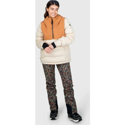 Afbeelding van Brunotti Dames Softshell Skibroek Sunpeak flower 4497 Hazel