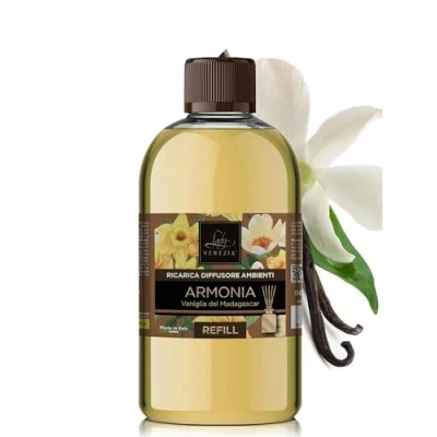 Afbeelding van Lady Venezia navulverpakking voor geurdispenser, navulverpakking, diffuser, 500 ml, gemaakt in Italië (vanille)