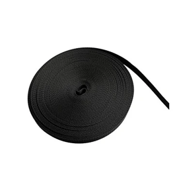 Afbeelding van On1shelf 10 mm brede zwarte nylon riem van duurzaam polypropyleen m (10 mm)