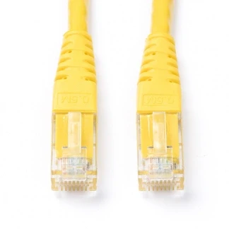 Afbeelding van Netwerkkabel Cat6 U/UTP 3 meter (100% koper, Geel)