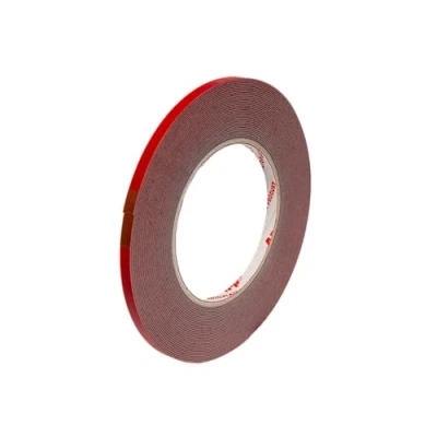 Afbeelding van AUTO PLAST PRODUKT APP, dubbelzijdig plakband, extra sterk, waterdicht, rood, 10 m lang, 6 mm breed