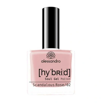 Image de Alessandro Hybrid Soul Gel Polish 717 Scandalous Rose 8 ml