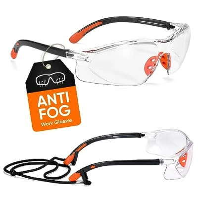 Afbeelding van SAFEYEAR SG003 Airsoft veiligheidsbril voor bouwplaats, veiligheidsbril, oranje