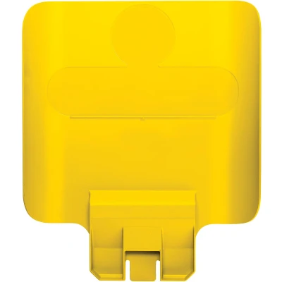 Afbeelding van Paneel Rubbermaid Slim Jim Recyclestation voor label geel