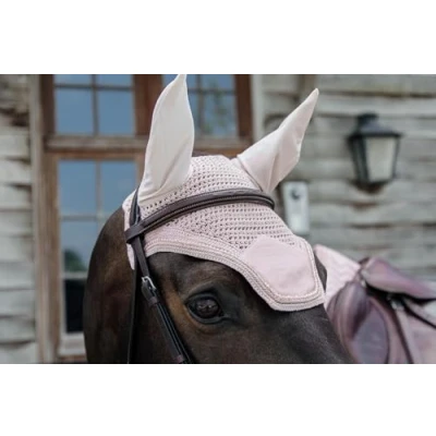 Afbeelding van Kentucky Oornetje Wellington Velvet Pearls Lichtroze paard