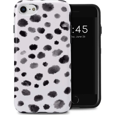 Afbeelding van Selencia Hoesje Geschikt voor iPhone SE (2022) / (2020) 8 7 6s 6 Vivid Backcover Trendy Leopard
