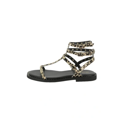 Afbeelding van Les Tropeziennes par M Belarbi Sandalen met enkelbandjes, Dames, Maat: 38, Leopard Kunststof