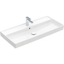 Afbeelding van Villeroy &amp; Boch Collaro meubelwastafel onderkant geslepen wit (100 x