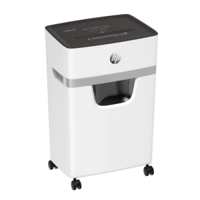 Afbeelding van HP OneShred 15CC Papierversnipperaar Shredder Beveiligingsniveau P 4 15 vel DIN A4 Cross Cut 20 Liter Kantoorgebruik Professioneel Wit