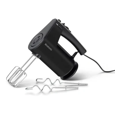 Afbeelding van Brabantia BBEK1071MB Handmixer 300 Watt 10 snelheden Turbo Functie Zwart