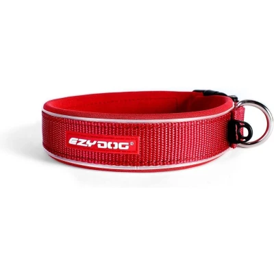 Afbeelding van EzyDog Neo Classic Hondenhalsband Halsband voor Honden 39 44cm Rood
