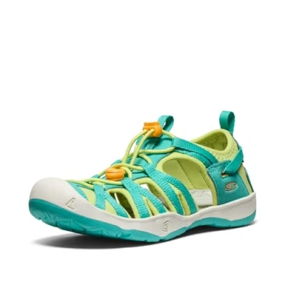 Afbeelding van Keen Moxie Unisex Outdoorsandalen voor kinderen, Maat: 27/28, Blue Kunststof/ textiel
