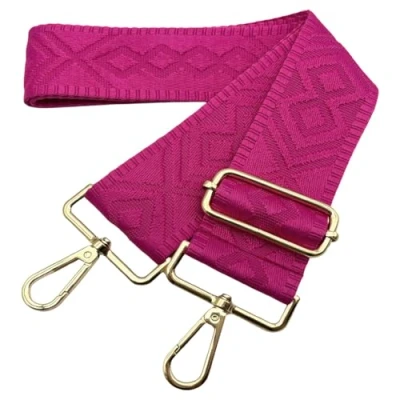 Afbeelding van Verstelbare tasriem, breedte 5 cm, voor tassen, wisseltassenriem, gouden karabijnhaak, schouderriem dames, handtas, crossbody doe het zelf, roze, 6