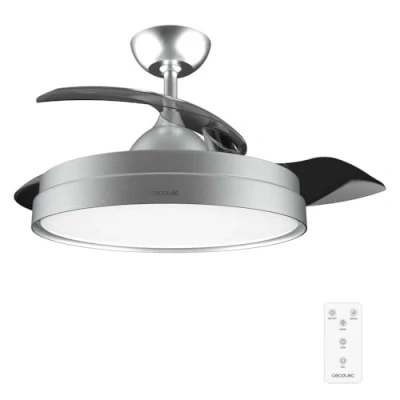 Afbeelding van Cecotec EnergySilence Aero 4280 Invisible Steel, Huishoudelijke ventilator met bladen, Roestvrijstaal, Plafond, 106 cm, Draadloos, 8 uur
