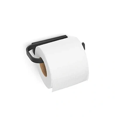 Image de Brabantia Porte Rouleau de Papier Toilette Mindset Convient à Tous les Formats Rouleaux Ordinaires Montage Mural Accessoire Salle Bains Infinite Grey 4,2 x 8,6 14 cm