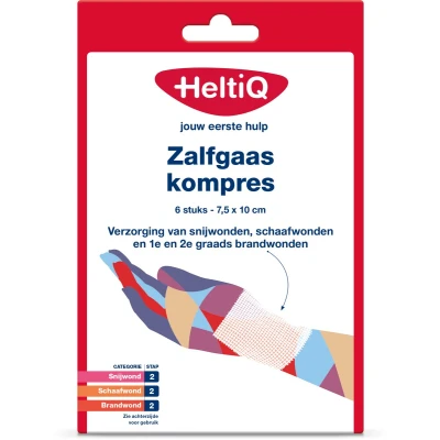 Afbeelding van Heltiq Zalfgaaskompres 10cmx7.5