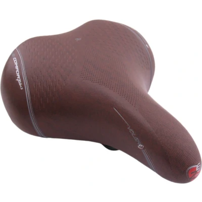 Afbeelding van Fietszadel Selle Bassano Volare XXL BigCity met elastomeer demping bruin
