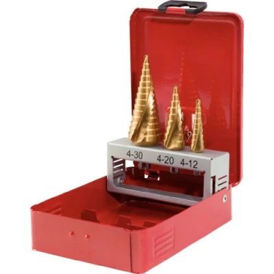 Afbeelding van KS Tools, Boorbitje, HSS TiN stapboorset (4 20, 4 12, 6 30)