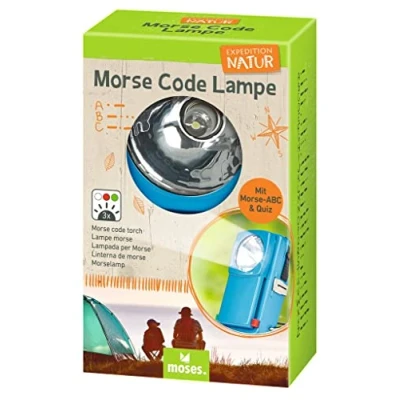 Afbeelding van moses. Expedition 9840 Natur Morse Code kinderzaklamp met ABC &amp; Quiz buitenlamp 3 kleurmodi, ideaal voor uitstapjes, wandelen, vissen, kamperen en