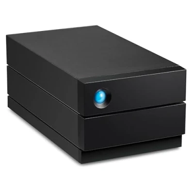 Image de LaCie 2big RAID STHJ36000800 Baie de disques 36 To 2 Baies HDD 18 x USB 3.1 Gen (externe) avec Plan service récupération des données d&#039;une durée 5 ans