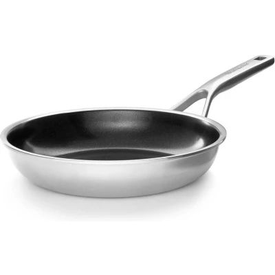 Afbeelding van KitchenAid Koekenpan Multi Ply Stainless Steel Ceramic ø 20 cm Keramische anti aanbaklaag