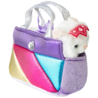 Afbeelding van Aurora Knuffel Fancy Pal Princess Kitty 20,5 Cm Roze/wit