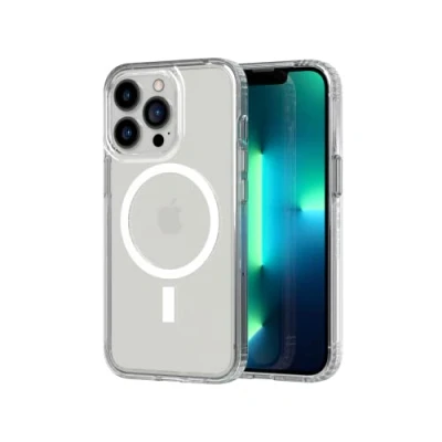 Afbeelding van Tech21 Evo Clear iPhone 13 Pro hoesje Schokbestendig telefoonhoesje Geschikt voor MagSafe Transparant 3,6 meter valbestendig