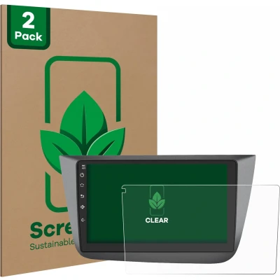 Afbeelding van ScreenLeaf Screenprotector voor Topway Android CarPlay (9&quot;) Duurzame schermbescherming Folie Beschermfolie transparant (2 Stuks)