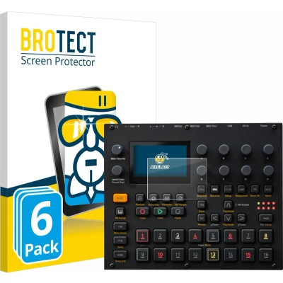 Afbeelding van BROTECT Screenprotector voor Elektron Digitakt II Folie Beschermfolie Beschermglas transparant (6 Stuks)
