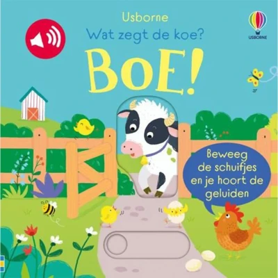 Afbeelding van Wat zegt de koe? Boe!