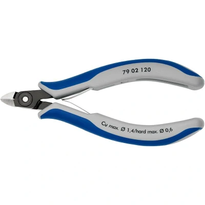 Image de KNIPEX 79 02 120 électronique de précision pinces diagonales avec poignées multi composants brunies mm
