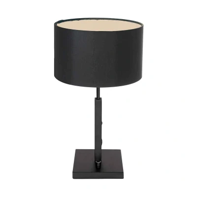 Afbeelding van Steinhauer tafellamp Stang zwart metaal 20 cm E27 fitting 7197ZW