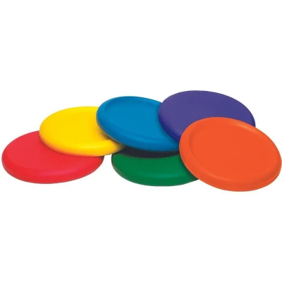 Afbeelding van Foam Disc Softskin Frisbee set 6 stuks