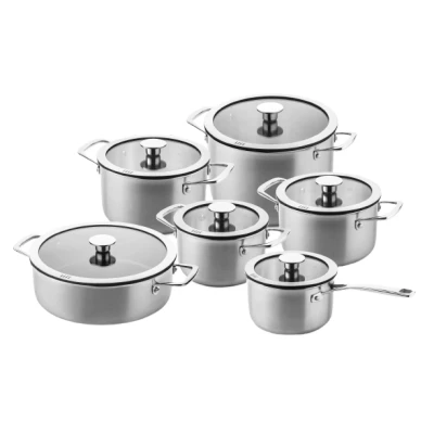 Afbeelding van DUCQ Pannenset 6 delig Downdraft