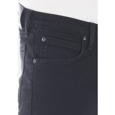 Afbeelding van Lee Heren Jeans Broeken Luke Slim tapered Fit Zwart Volwassenen Denim Jeansbroek