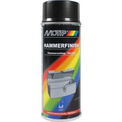 Afbeelding van MoTip hamerslag lak antraciet 0,4 liter