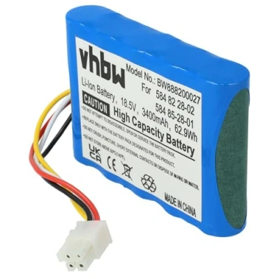 Afbeelding van vhbw Li ION Accu 3400 mAh (18,5 V) voor grasmaaier robot Husqvarna Automower 310 model 2015, 2016, 2017
