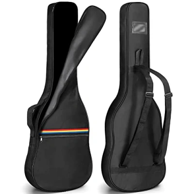 Image de CAHAYA Housse de guitare électrique rembourrée 6 mm avec une poche avant assortie, Protection anti poussière pour Cy0308, E Gitarren Taschen,